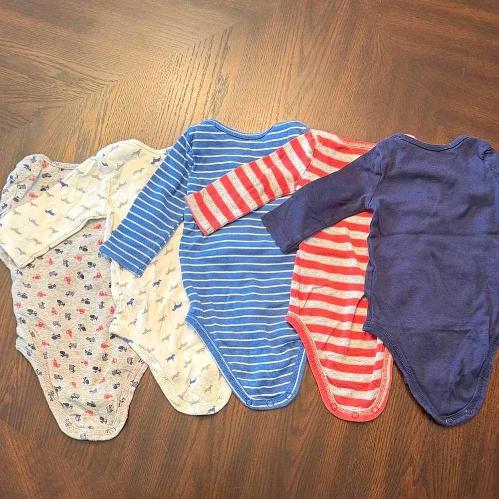 11Pc Carter’s Baby Boy Onesie Bundle 3-6M Cotton Bodysuit Lot